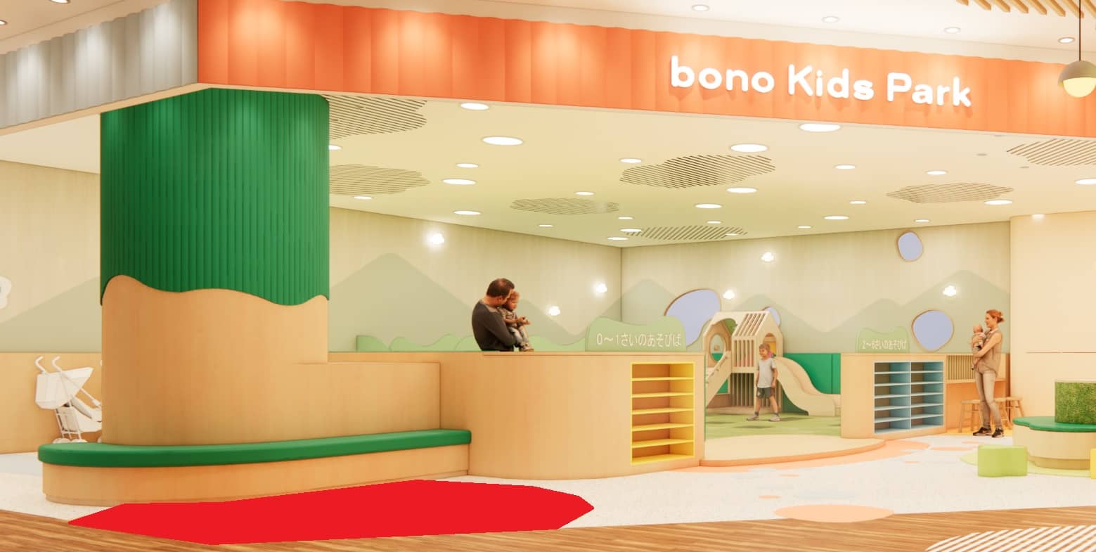 4F bono Kids PARK前スペース 物販、食物販のポップアップストアや販促プロモーションに最適な催事イベントスペース