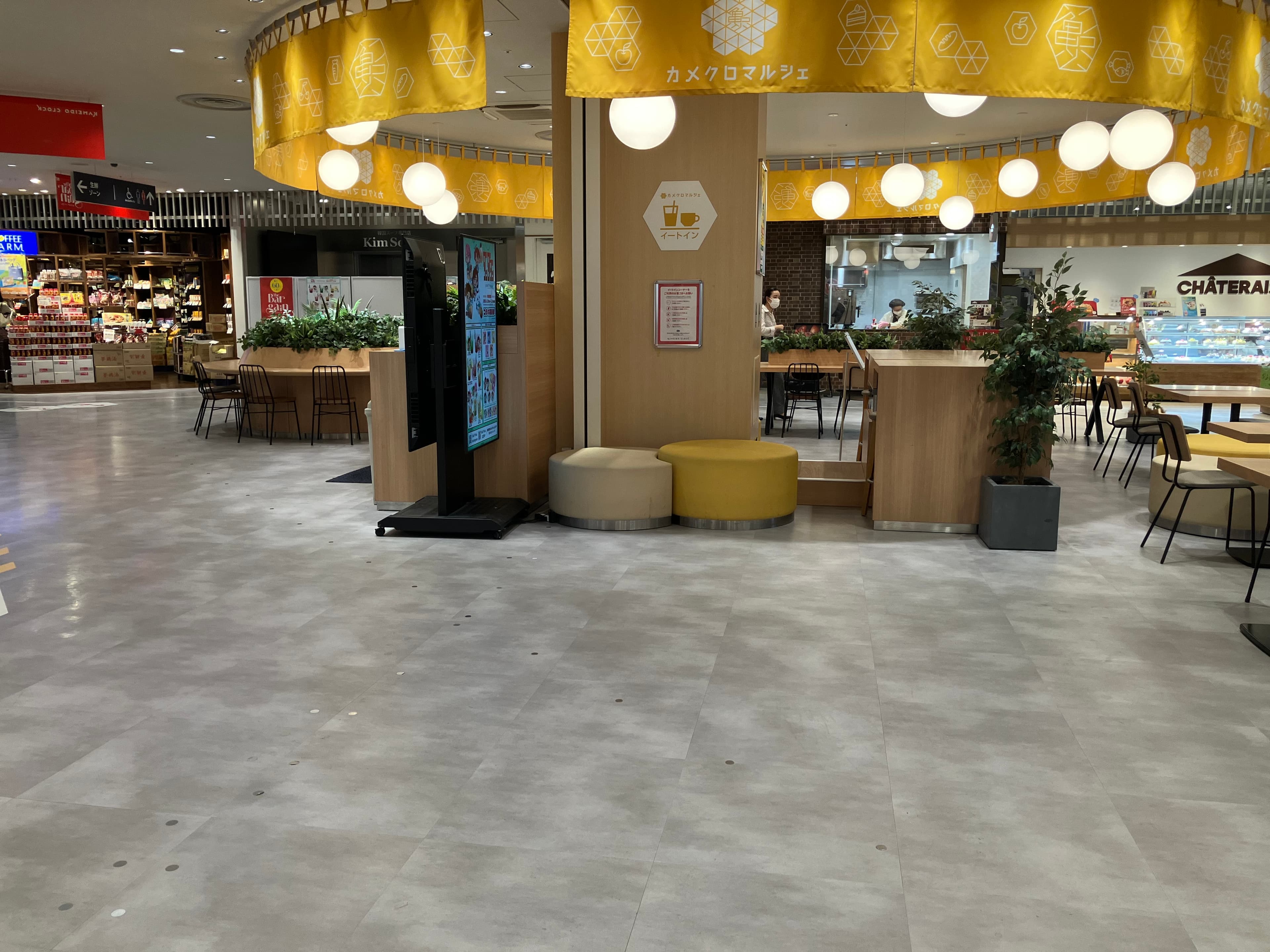 B1Fイートイン 物販、食物販のポップアップストアや販促プロモーションに最適な催事イベントスペース1