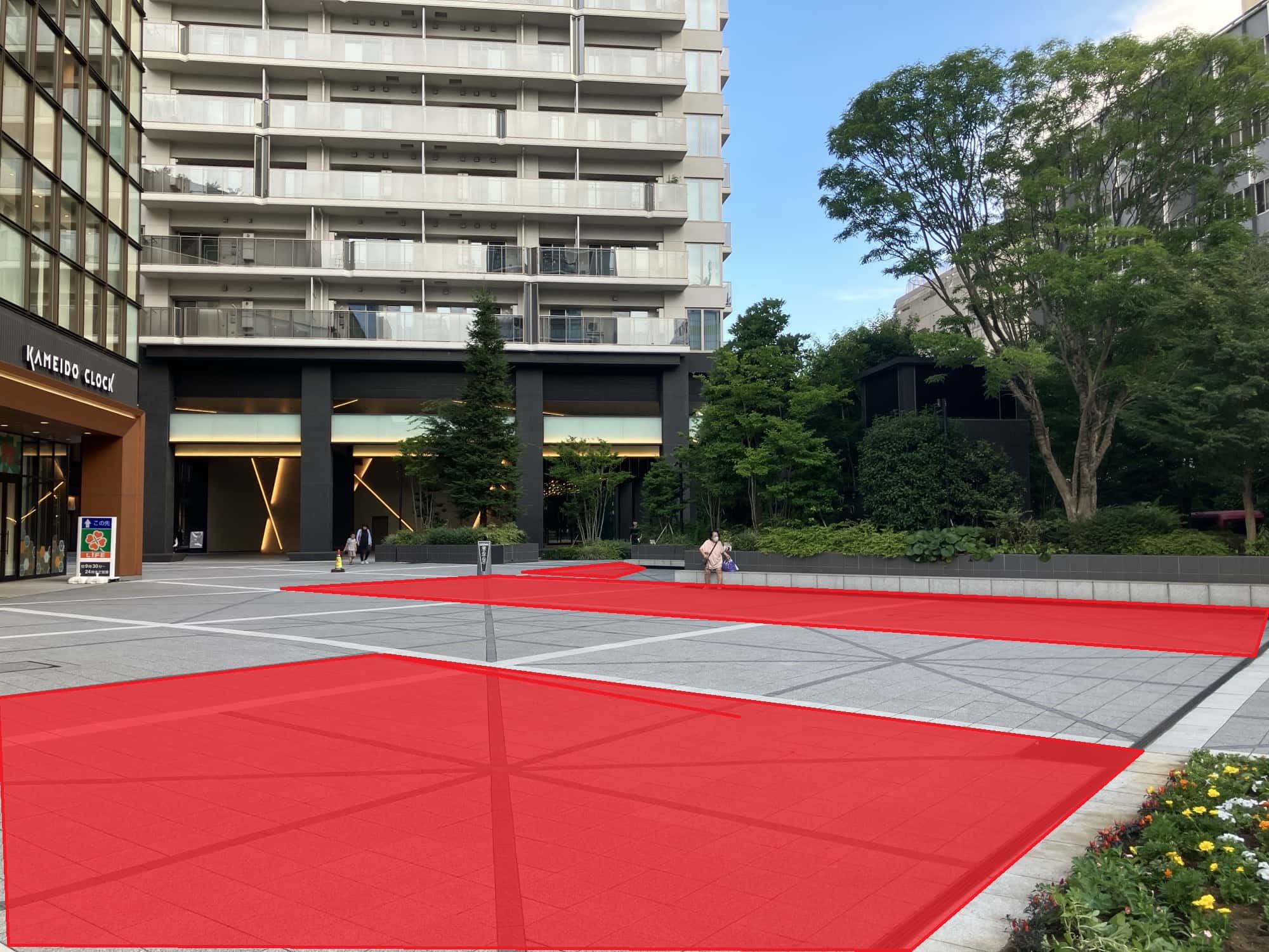 1Fカメクロプラザ 大型イベントやキッチンカー出店に最適な屋外催事イベントスペース