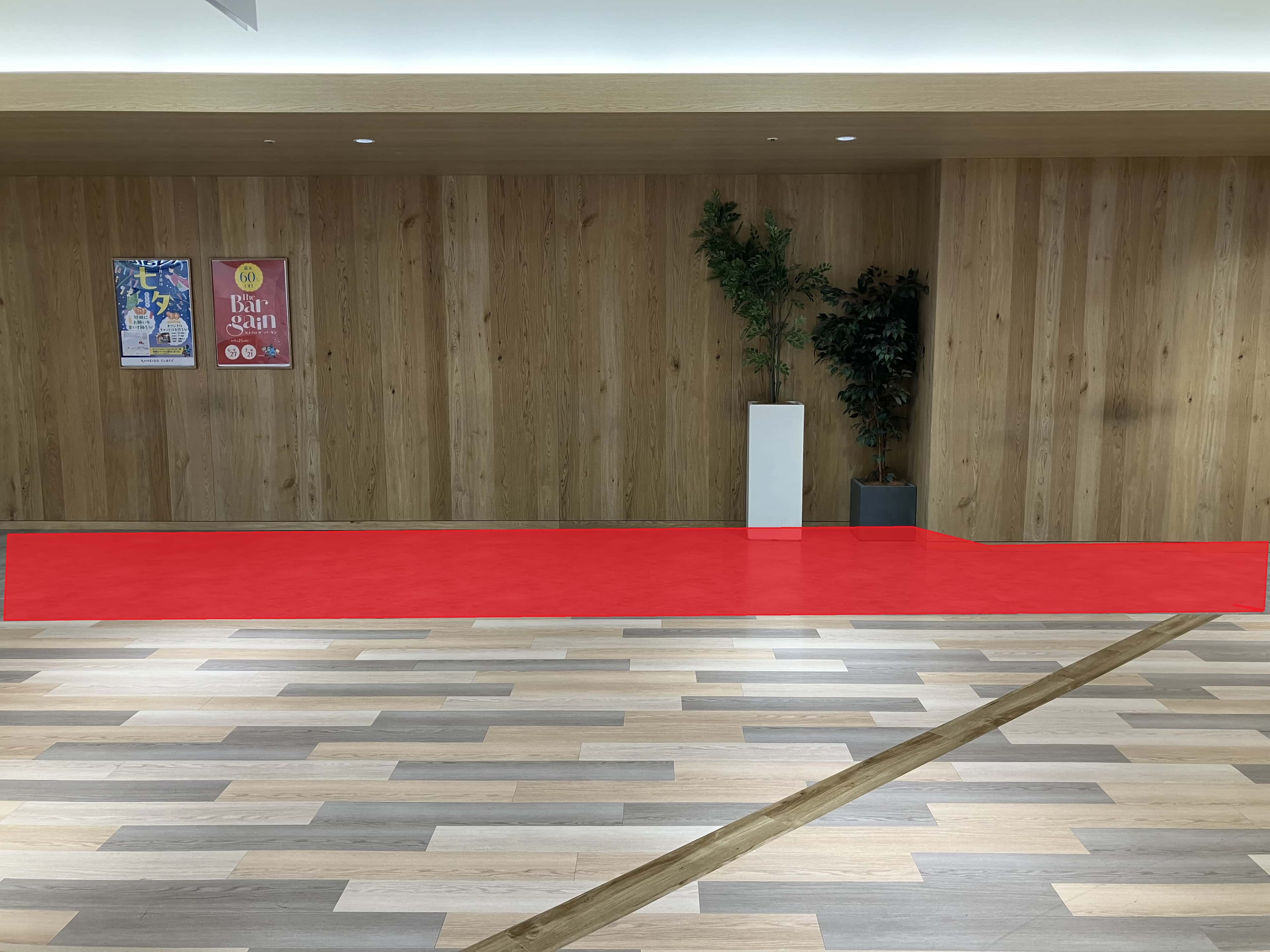 2階共用部 物販、食物販のポップアップストアや販促プロモーションに最適な催事イベントスペース