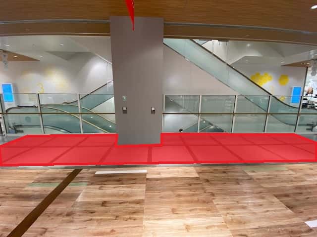 3階エスカレーター横 物販、食物販のポップアップストアや販促プロモーションに最適な催事イベントスペース