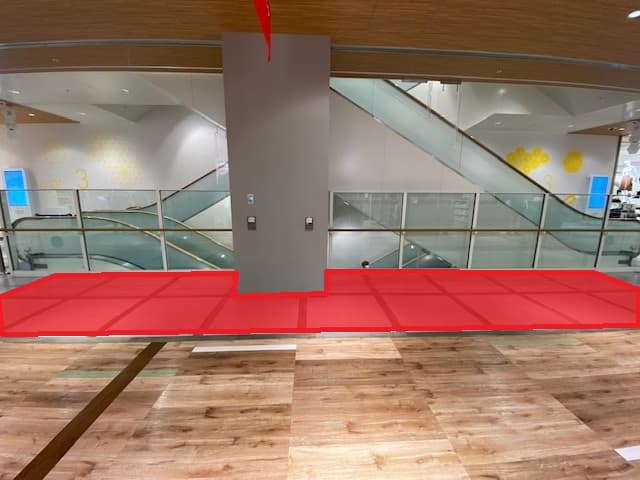 3階エスカレーター横 物販、食物販のポップアップストアや販促プロモーションに最適な催事イベントスペース