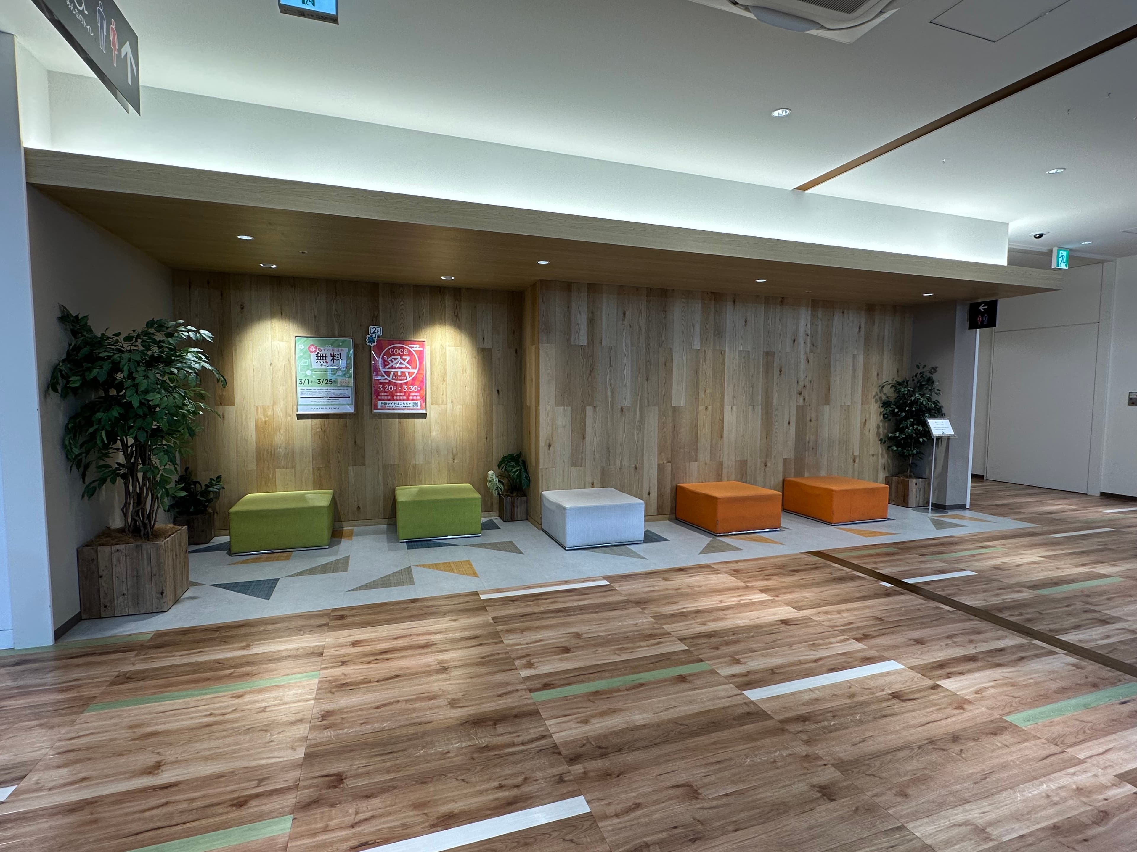 3階共用部 物販、食物販のポップアップストアや販促プロモーションに最適な催事イベントスペース1