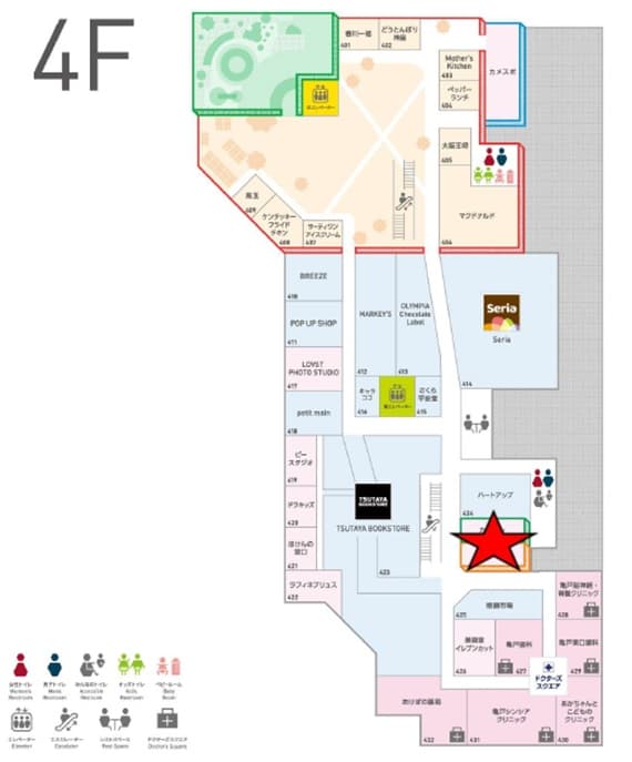 カメラボB ワークショップや体験型のイベントに最適なイベント・レンタルスペースの図面・フロアマップ
