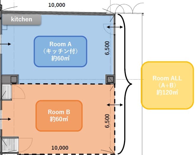 カメラボB ワークショップや体験型のイベントに最適なイベント・レンタルスペース2