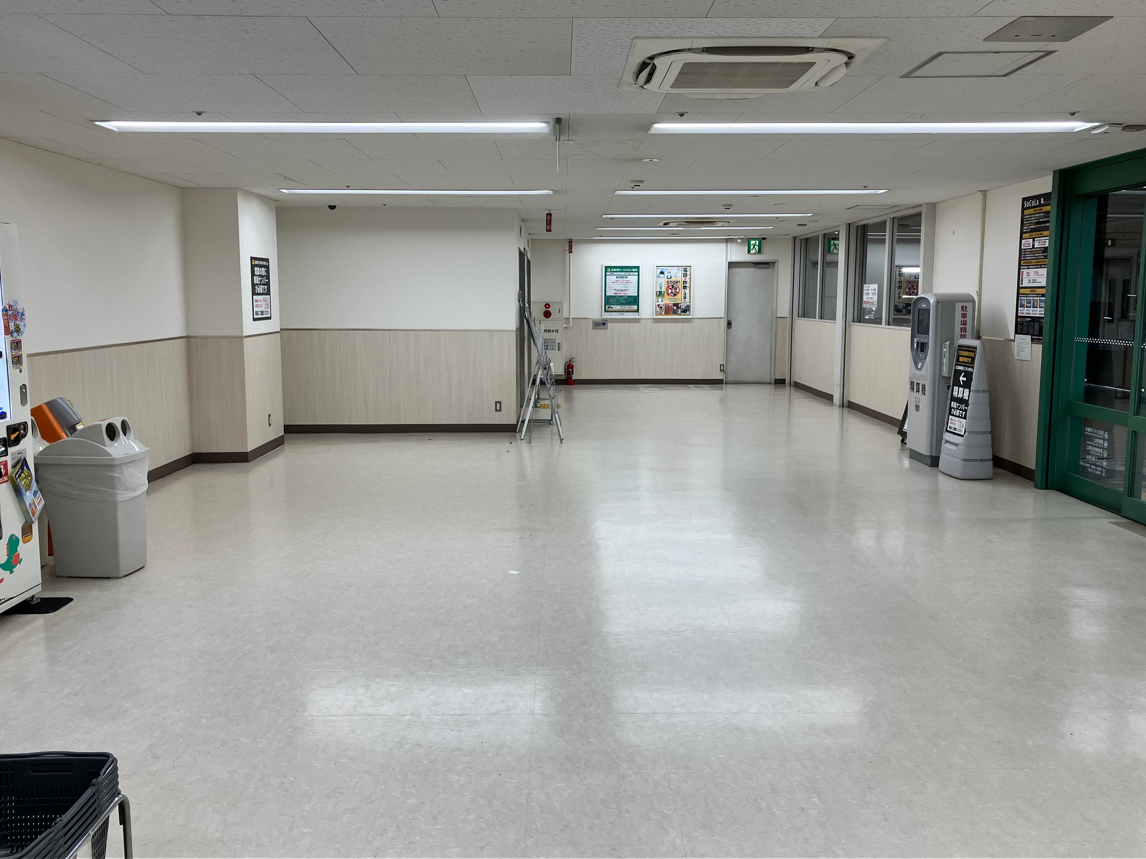 地下2階駐車場エレベーターホール 物販、食物販のポップアップストアや販促プロモーションに最適な催事イベントスペース1