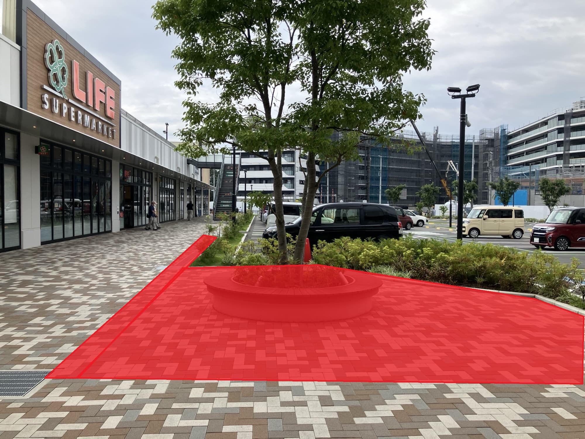 1階屋外(メイン入り口前) 販促プロモーションに最適な催事イベントスペース